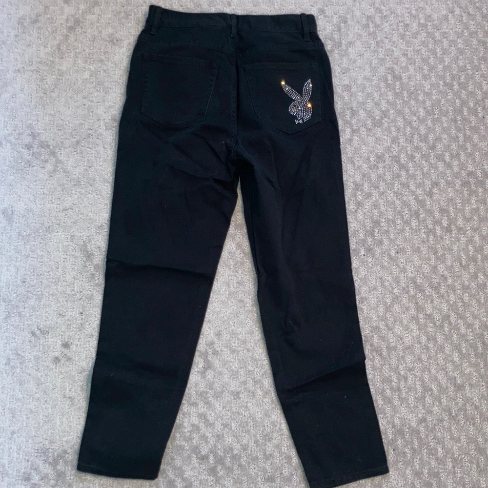 PACSUN x PLAYBOY high waisted straight leg jeans